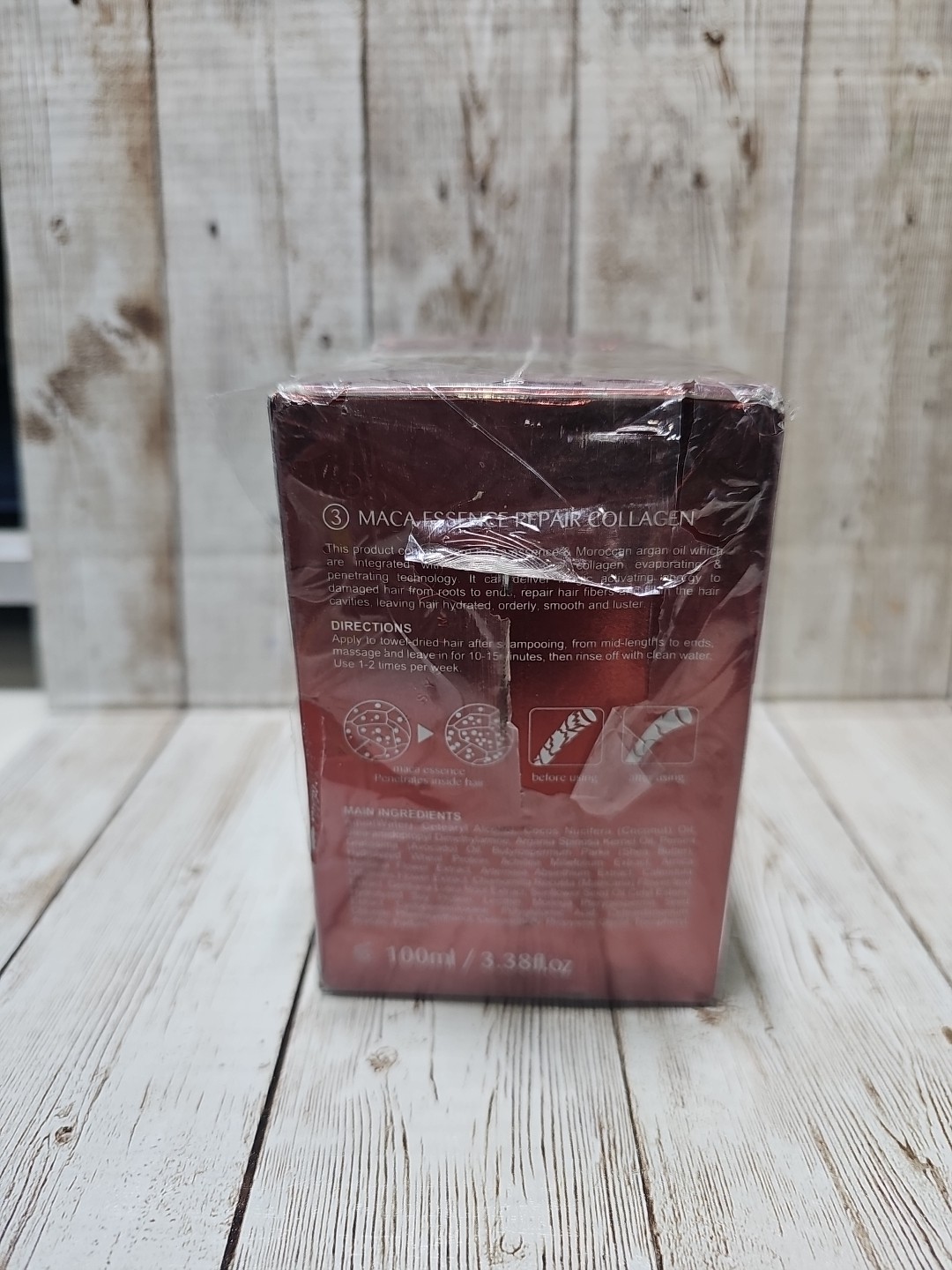 Karseel Maca Power Essence Repair Travel Kit. NEW/SEALED. Collagen, Shampoo,Cond