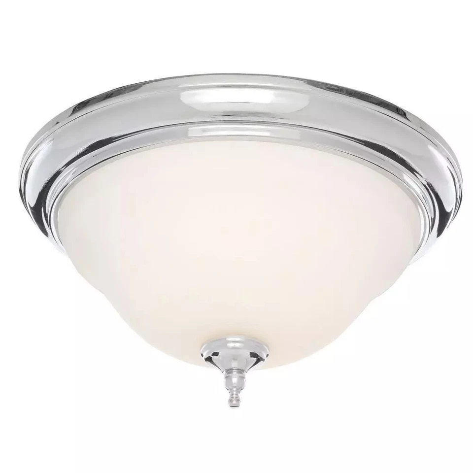 Montpelier Bath Collection 2-Light Chrome Ceiling Flush Mount - Image 2 of 4