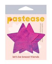 Nipple Pasties Pastease Hologram Star Pink One Size Nipple Covers
