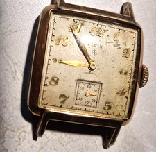 Elgin Men’s Watch 10k RGP bezel 554 15 jewels.