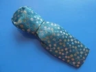 Vtg Barbie-Clone Premier/Progressive Blue Gold & Silver Brocade Sheath Dress