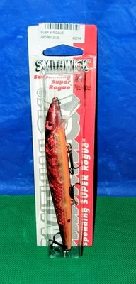 Smithwick Suspending Super Rogue 5'' Jerkbait Red New In Box NOS