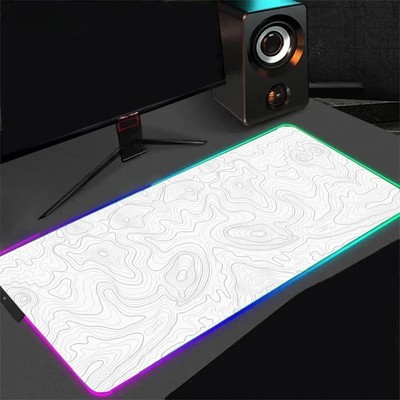 Großes RGB Gaming Mauspad Wasserfest Rutschfest Hohe Qualität
