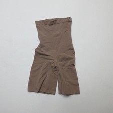 SPANX Womens Power Series Shapewear Shorts Size L UK 16-18 Brown Tummy Control