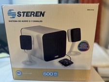 Brand New Stern 2.1 Computer Audio System With USB Player 600 Watt PMPO