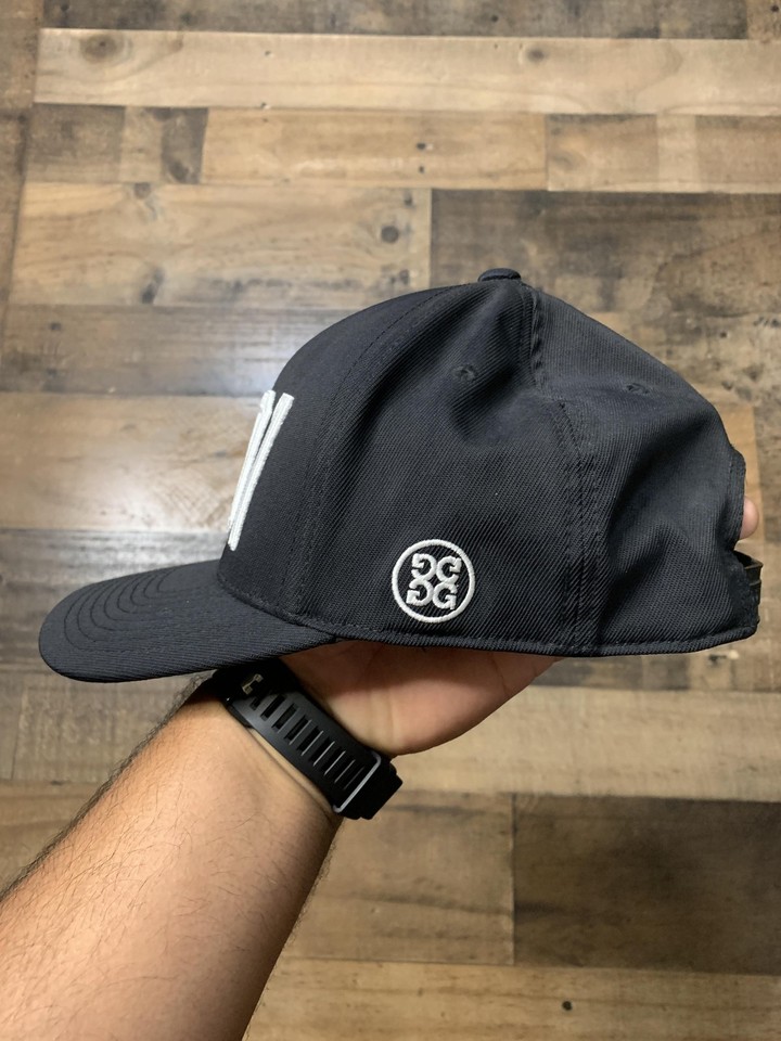 G/FORE 1901 Hat Cap Snap Back Mens Black Golf Flexfit Tech One Size ...