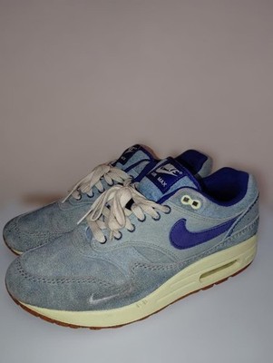 Men 8.5US Nike Air Max 1 Premium Denim Sneaker Original Collection Sports Shoes