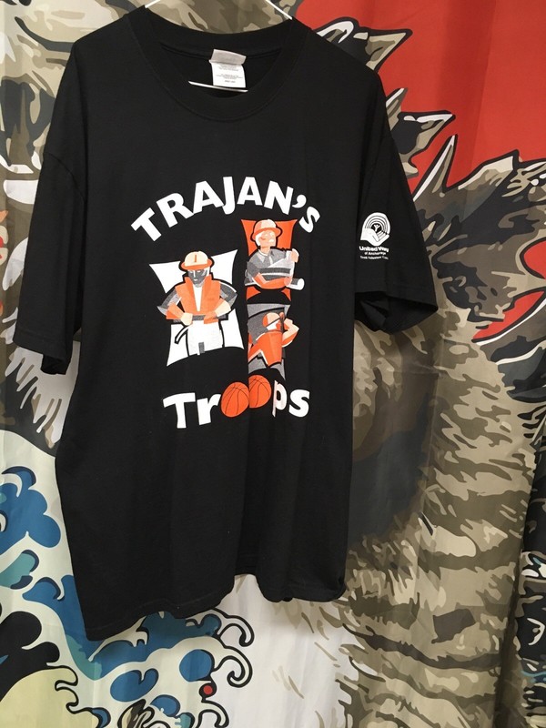 Trajan Langdon Signed T-shirt TRAGAN’S TROOPS L