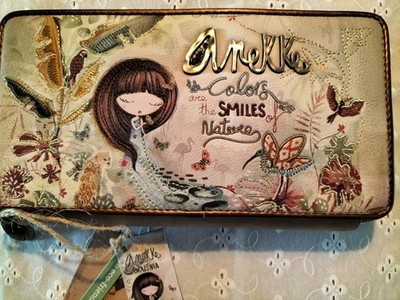 Anekke Geldbörse XXL Passport, Amazonia, Multicolor hellbraun NEU
