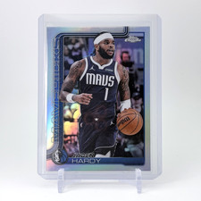 2024-25 Topps Chrome Basketball Jaden Hardy Refractor #60 Dallas Mavericks