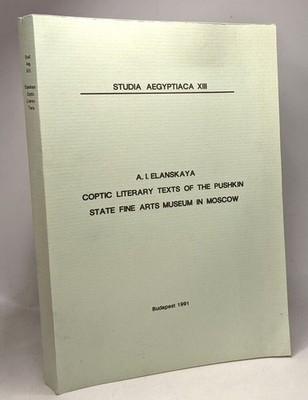 Koptische Literaturtexte des Staatlichen Puschkinschen Kunstmuseums in Moskau -