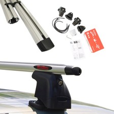 Für VW VOLKSWAGEN Golf 7 VII 5-Tür 13-19 Silber Alu Gepäckträger Dachträger M-8