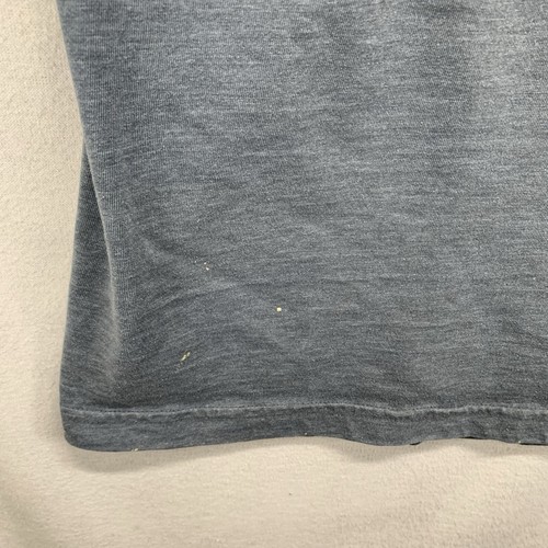 Camiseta Russell De Colección Para Hombre Talla XL Azul Hortensia Desteñida por el Sol Sin Mangas Años 90 - Imagen 11 de 20