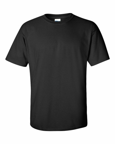 Ultra Cotton Black Tee by Gildan 3X 