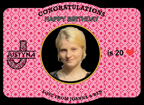 Personalised Sticky Label BIRTHDAY Bottle of Spirits Wine or Champagne 18th+ Age - Picture 7 of 12