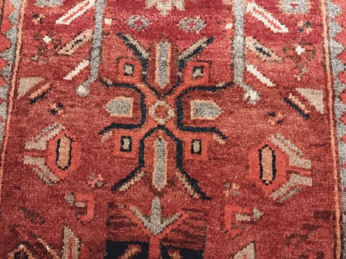 ESTATE CIRCA 1960 4x10 RUNNER TURKISH ANTIQUE HANDMADE-KNOTTED WOOL RUG 586471 - Picture 8 of 19