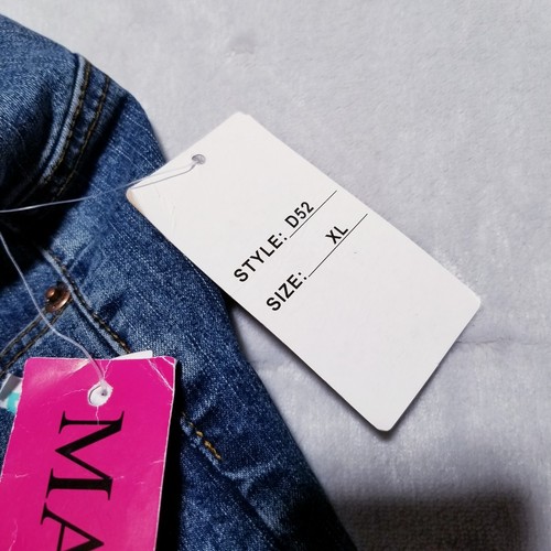 KIKA Maternity Blue Denim Stretch Jeans Sz XL Low Rise NWT - Picture 8 of 12