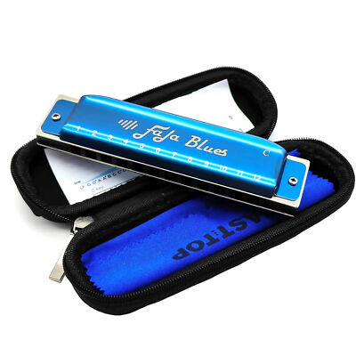 EASTTOP New Model FALA Blues Harmonica 12Hole Professional Blues Harmonica