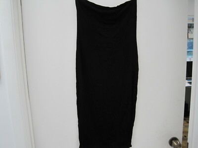 Fashion Nova Take It Easy Tube Midi Dress Black Size L | eBay