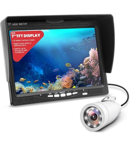 LUCKYLAKER Écran LCD Caéra de pêche Vidéo DVR Bateau Caéra de pêche