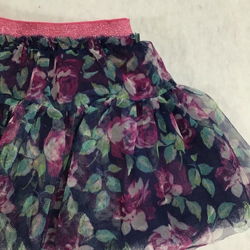 Cherokee Girls Multicolor Floral Lace Elastic Waist Pull On Mini Skirt Size 4T - Picture 3 of 11