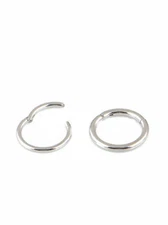 Hinged Septum Clicker Segment Nose Ring Lip Ear  Daith 18G,16G,14G- ONE hoop
