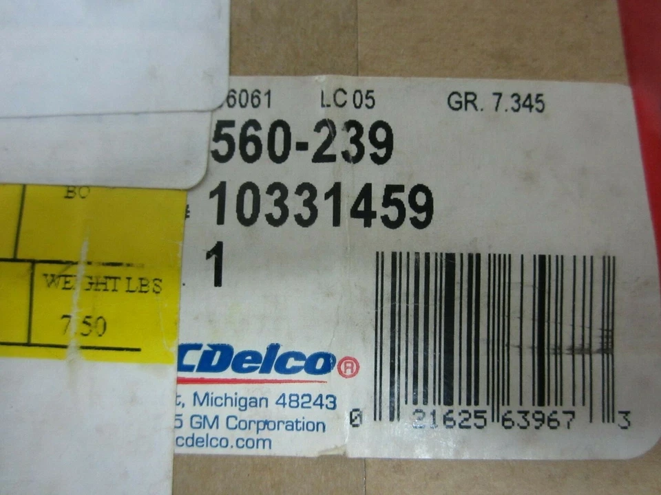 Пара задних амортизаторов для внедорожника минивэна 97–09 GM ACDELCO 560–239 10331459 - Изображение 3 из 3