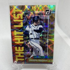 2022 Panini Donruss Freddie Freeman #THL-7 The Hit List /999
