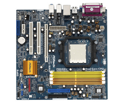 ASRock AM2NF6G-VSTA, AM2, GeForce 6100, FSB 1000, DDR2 800, VGA, Raid, IDE, mATX