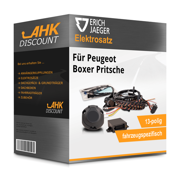 für Peugeot Boxer Pritsche 05- Jaeger E-Satz 13Polig Fahrzeugspezifisch Neuware-image