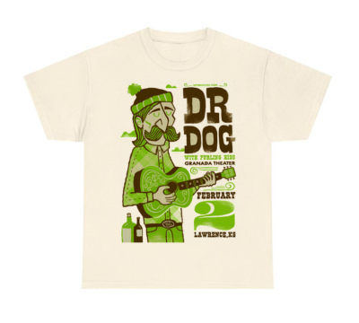 #ad Vtg Dr Dog Band Beige Color Cotton Full Size To 5XL T Shirt KK331 $21.84