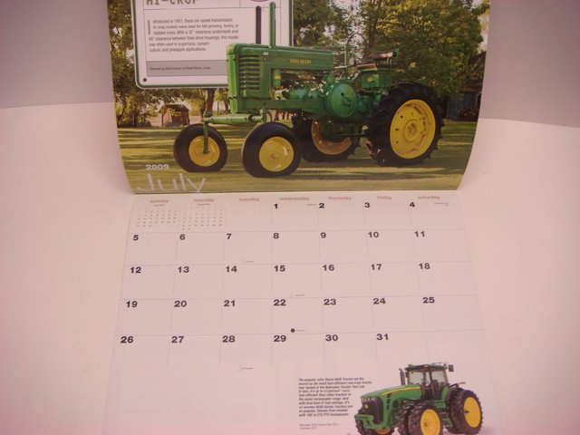 Official John Deere Calendar 2009 Vintage Deere Restored Classics VSL
