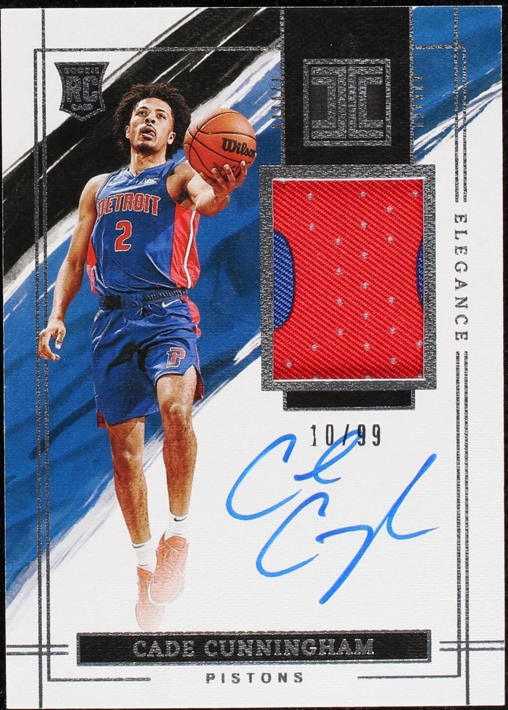 2021-22 Panini Impeccable - Elegance Rookie Jersey Autographs Cade