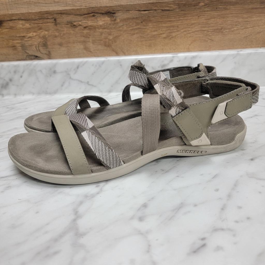 Sandali da donna 9 M Merrell District Mendi cinturino posteriore tiupe piatti