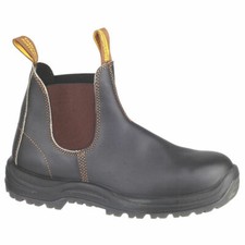Blundstone Brown Leather 192 SBP Industrial Safety Unisex Chelsea Boot & Midsole