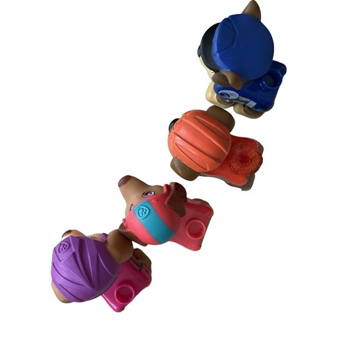 4 Mega Bloks Paw Patrol Chase Marshall Zuma y Skye Figuras Cachorros - Imagen 4 de 6