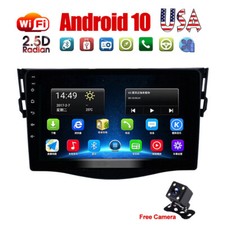 For Toyota RAV4 2007-2013 Android 10.1 Car Stereo Radio GPS WIFI Mirror Link Cam