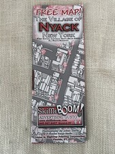 The Village Of Nyack New York 2003 Map Advertising SkiffleBoom First Edition