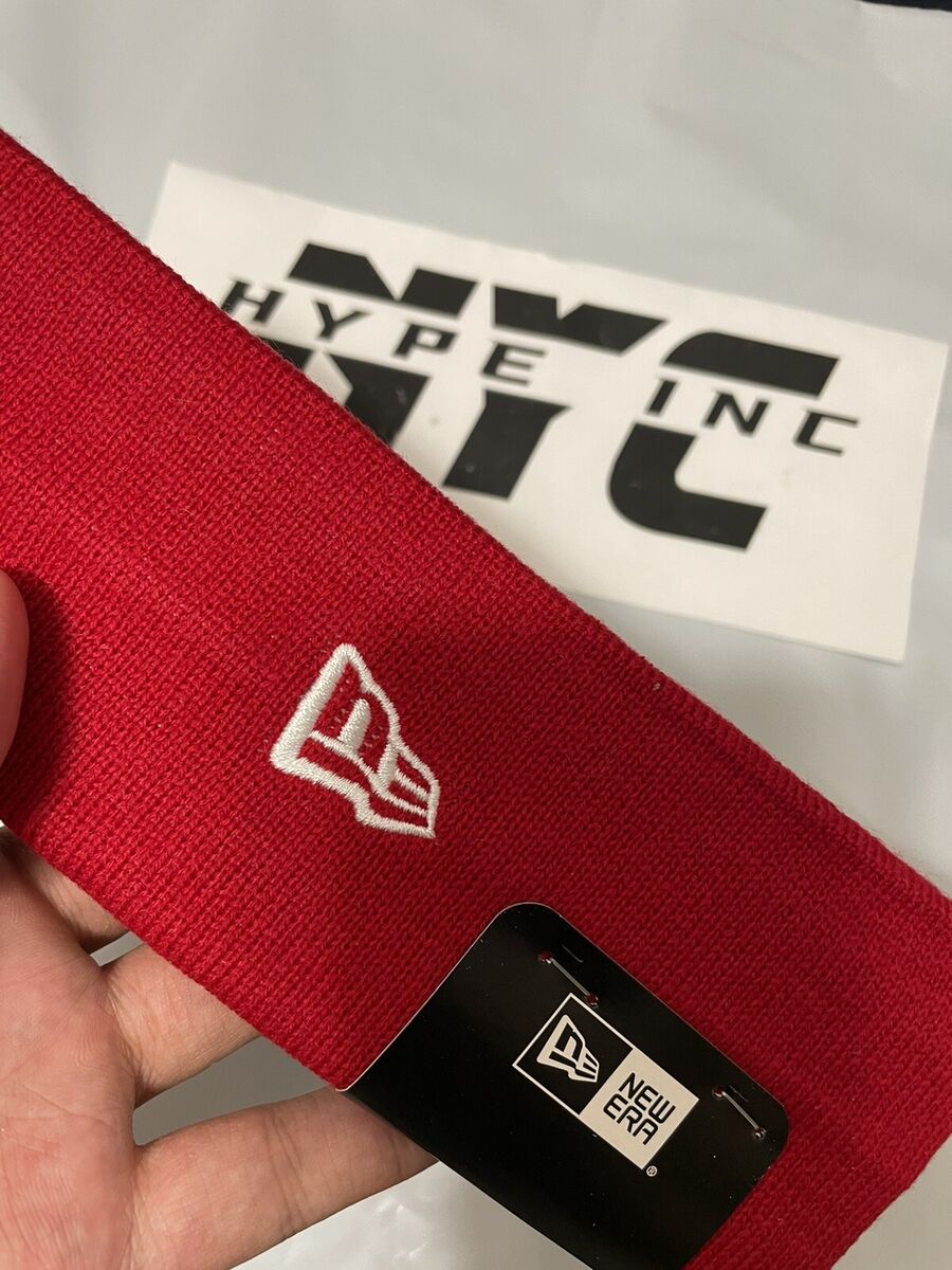 SUPREME x New Era Reflective Logo Headband RED One Size NEW SUPREME x New Era Reflective Logo Headband RED One Size NEW