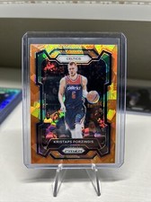 2023-24 PRIZM orange CRACKED ICE #8 KRISTAPS PORZINGIS CELTICS