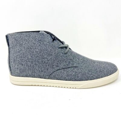 Clae Strayhorn Textile Charcoal Wool Mens Mid Premium Casual  display picture 2