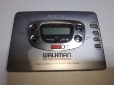 SONY WM-GX622 Silver Walkman Radio Cassette-Corder Player Good GP