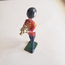Vintage Lead Toy Soldier - Marching Band - Horn - Lot 18