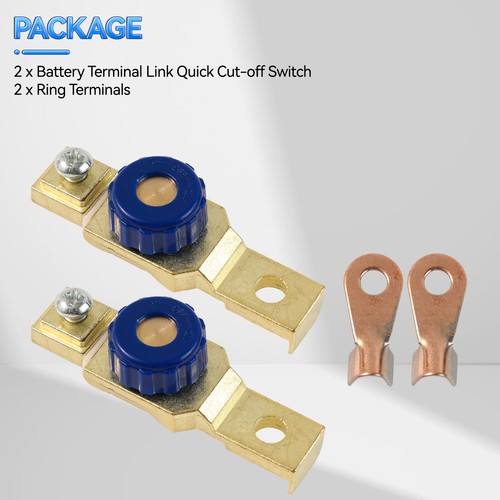 Motorcycle Battery Rotary Disconnect Isolator Terminal Link Quick Cut-off Switch - Picture 8 of 8