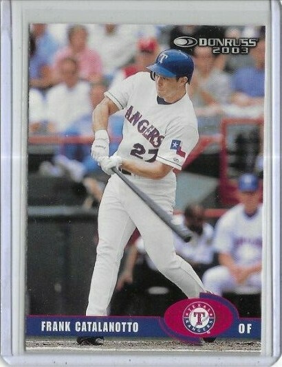 2003 Donruss #213 Frank Catalanotto Texas Rangers