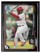 2015 Bowman Chrome Prospects Asia Black Ref #BCP51 Juan Herrera