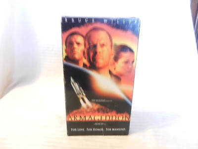 Armageddon (VHS, 1998) Bruce Willis, Ben Affleck, Billy Bob Thorton