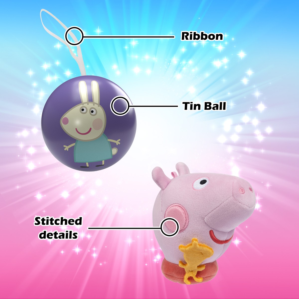 Balle à taper Peppa Pig 5 couleurs