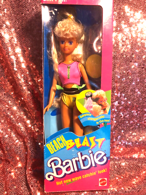 Barbie 1989 Beach Blast Skipper Fabriqué en Chine NRFB