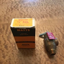 Watts  1/2" 53L Pressure Relief Valve  Threaded 150 psi 15,000 BTU/HR New In Box